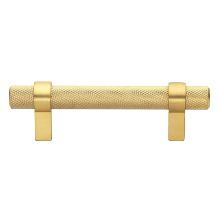 Gliderite Hardware 3 in. Center to Center Knurled Steel Bar Pull - 8005-76-BG 8005-76-BG-1